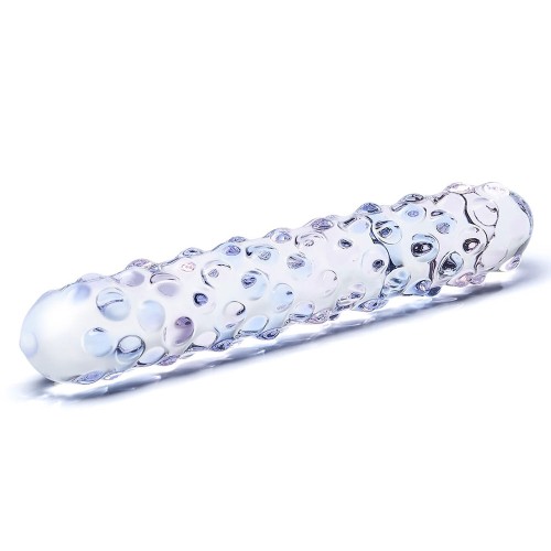 Glas 9 in. Nubby Glass Dildo