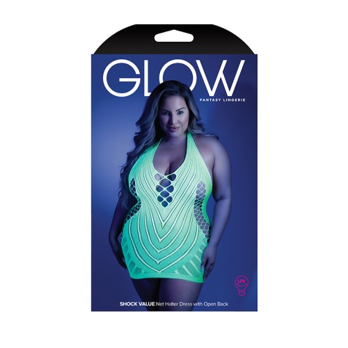 Fantasy Lingerie Glow Shock Value Halter Dress