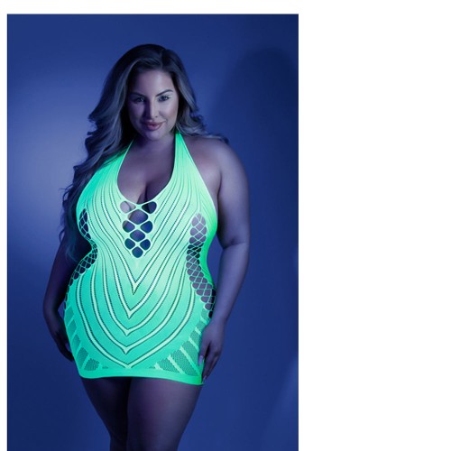 Fantasy Lingerie Glow Shock Value Halter Dress