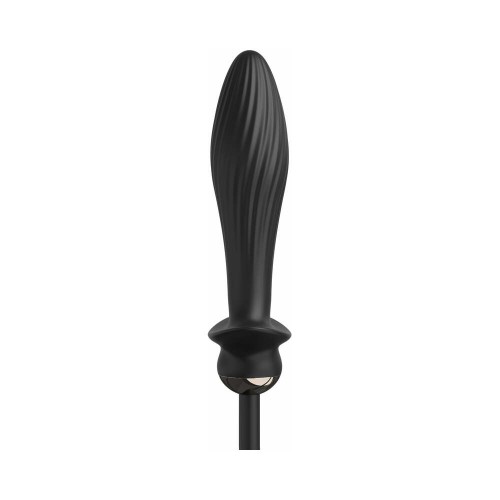 Pipedream Auto-Throb Inflatable Plug Black