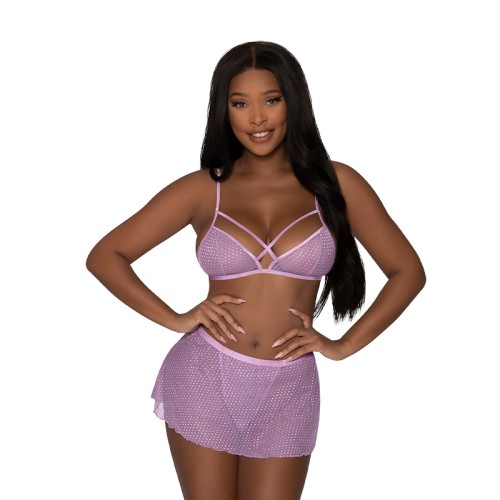 Magic Silk Girl Next Door Bralette with Skirt