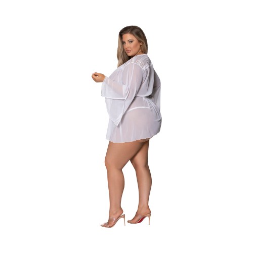 Modern Romance Short Robe by Magic Silk for Seductive Nights