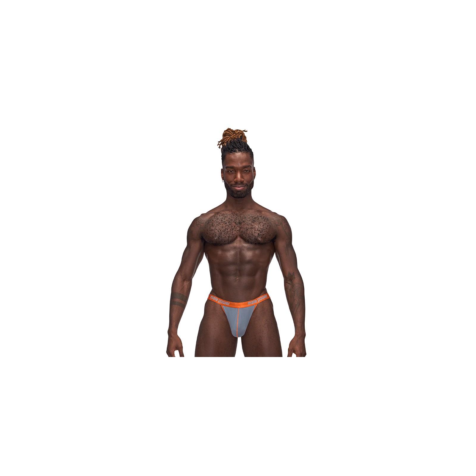 Tanga Uplift Casanova de Male Power Gris L/XL - Comodidad Elegante