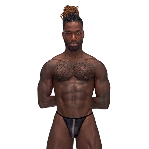 Micro Thong Landing Strip Black de Male Power