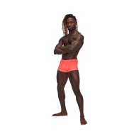 Male Power Mini Short Barely There Coral