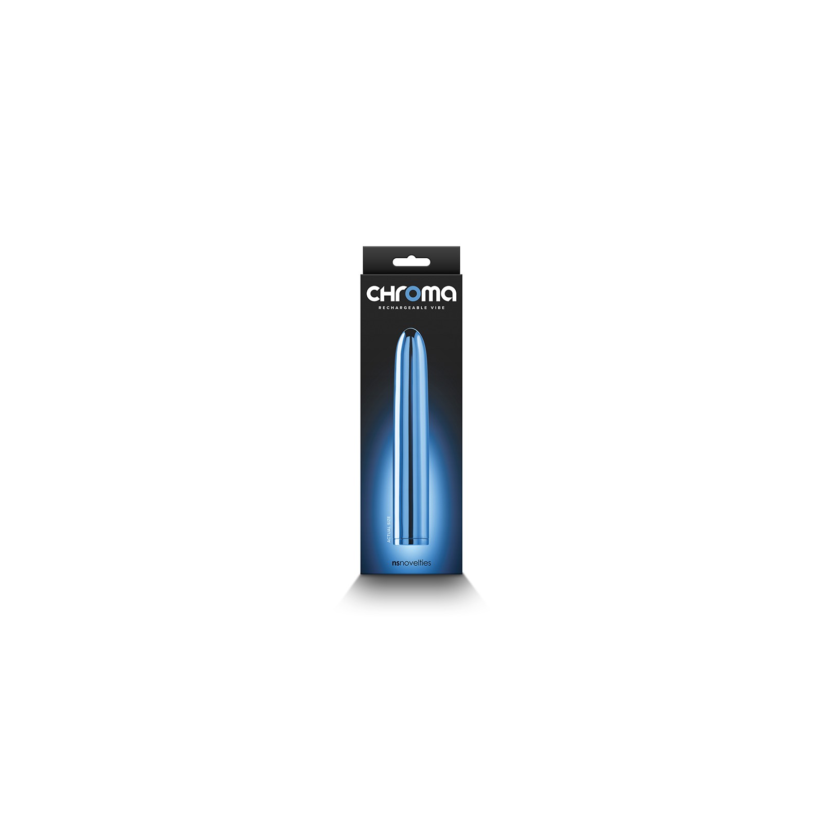 Chroma Rechargeable Vibrator 7 inch - Blue