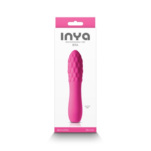 Vibrador Recargable Rita de INYA Rosa