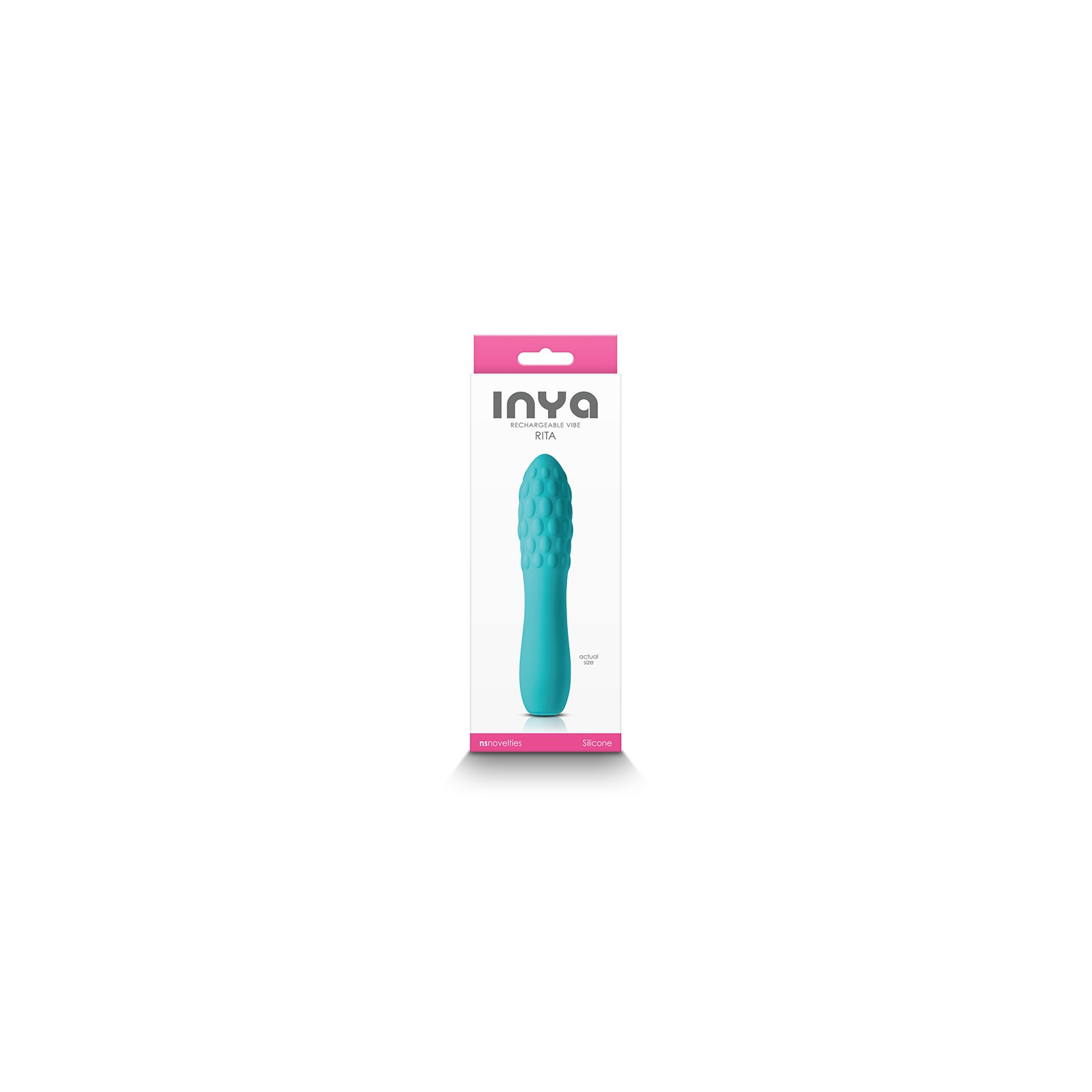 INYA Rita Vibrador Recargable Verde Aguamarina - Placer Compacto