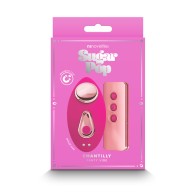 Sugar Pop Chantilly Vibrador de Panty Rosa