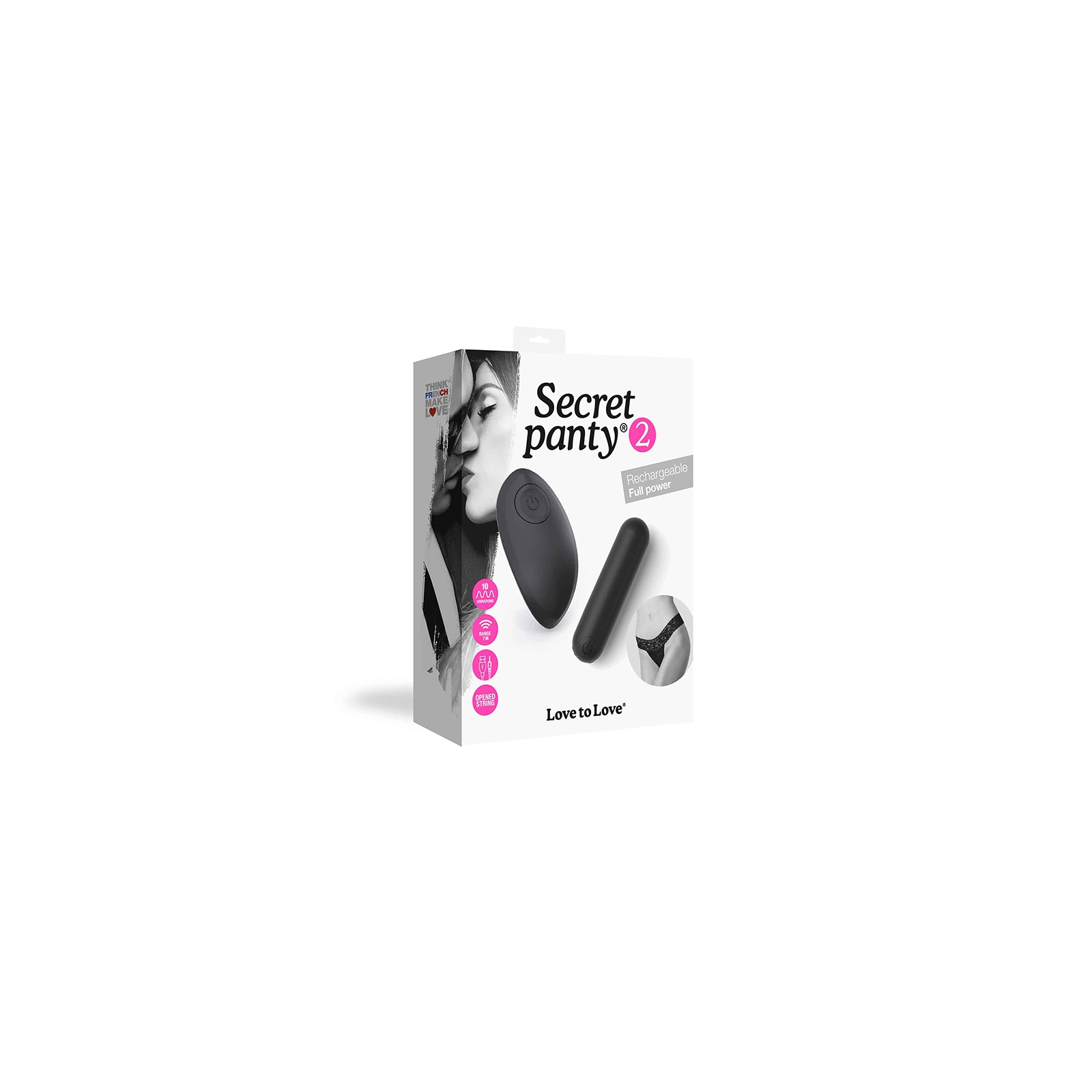 Set de Panties Vibradoras Secret Panty 2 con Control Remoto