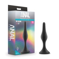 Anal Adventures Platinum Silicone Beginner Plug Large Black