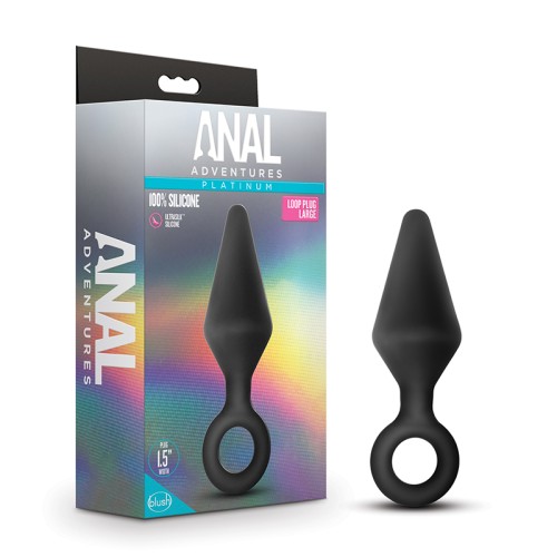 Plug Loop Grande Negro de Anal Adventures