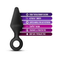 Anal Adventures Loop Plug Large Black