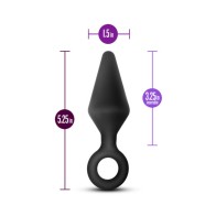 Anal Adventures Loop Plug Large Black