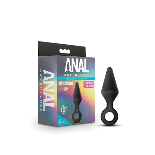 Plug Anal Mediano Loop para Placer Confortable