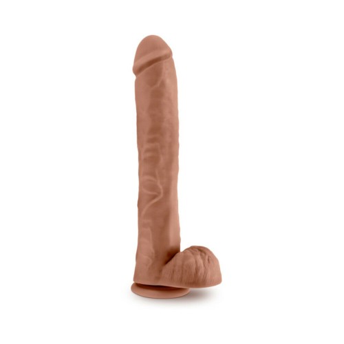 Au Naturel Daddy Dildo Posable 14" para Placer Realista