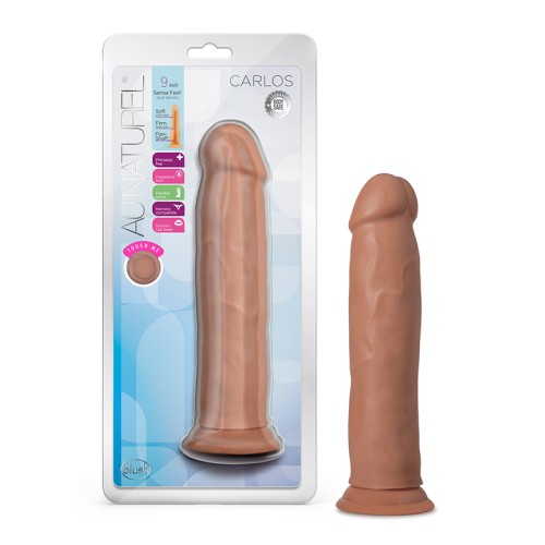 Dildo Au Naturel Carlos de 9 Pulgadas