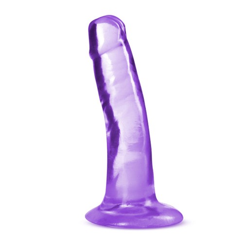 B Yours Plus Hard n' Happy Dildo 5 in. Purple - Realistic G-Spot Stimulation