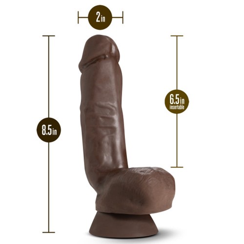 Dildo Posable Dr. Skin Plus Thick 8 in. - Placer Realista