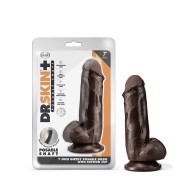 Dildo Girthy Dr. Skin Plus de 7 in. Con Bolas