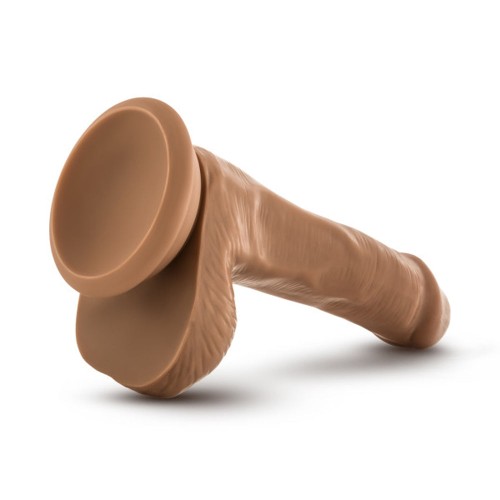 Dildo Dr. Skin Plus de 6 in. Posable con Testículos Beige