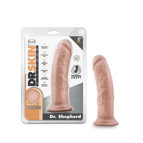 Dr. Skin Dildo Realista de 8 Pulgadas con Estructura Flexible para el Placer Supremo