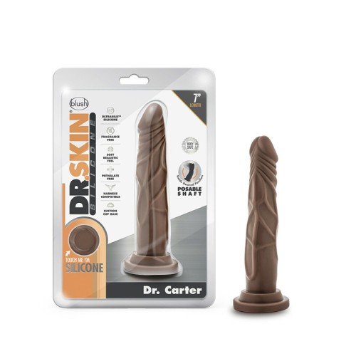 Dildo Dr. Skin Dr. Carter de 7 Pulgadas para Placer Auténtico