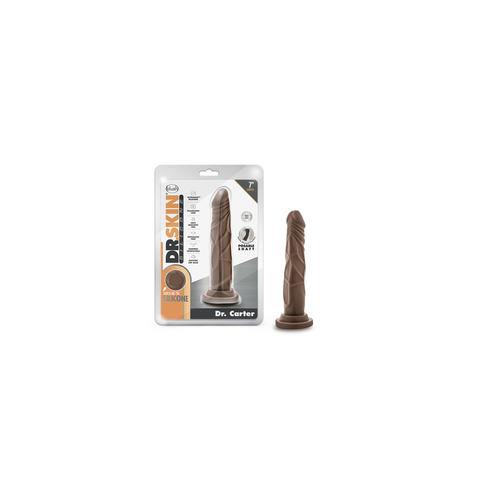 Dr. Skin Dr. Carter 7 Inch Dildo for Authentic Pleasure