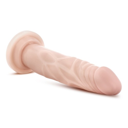 Dildo Realista de Silicona Dr. Carter de 7 in. Posable Beige