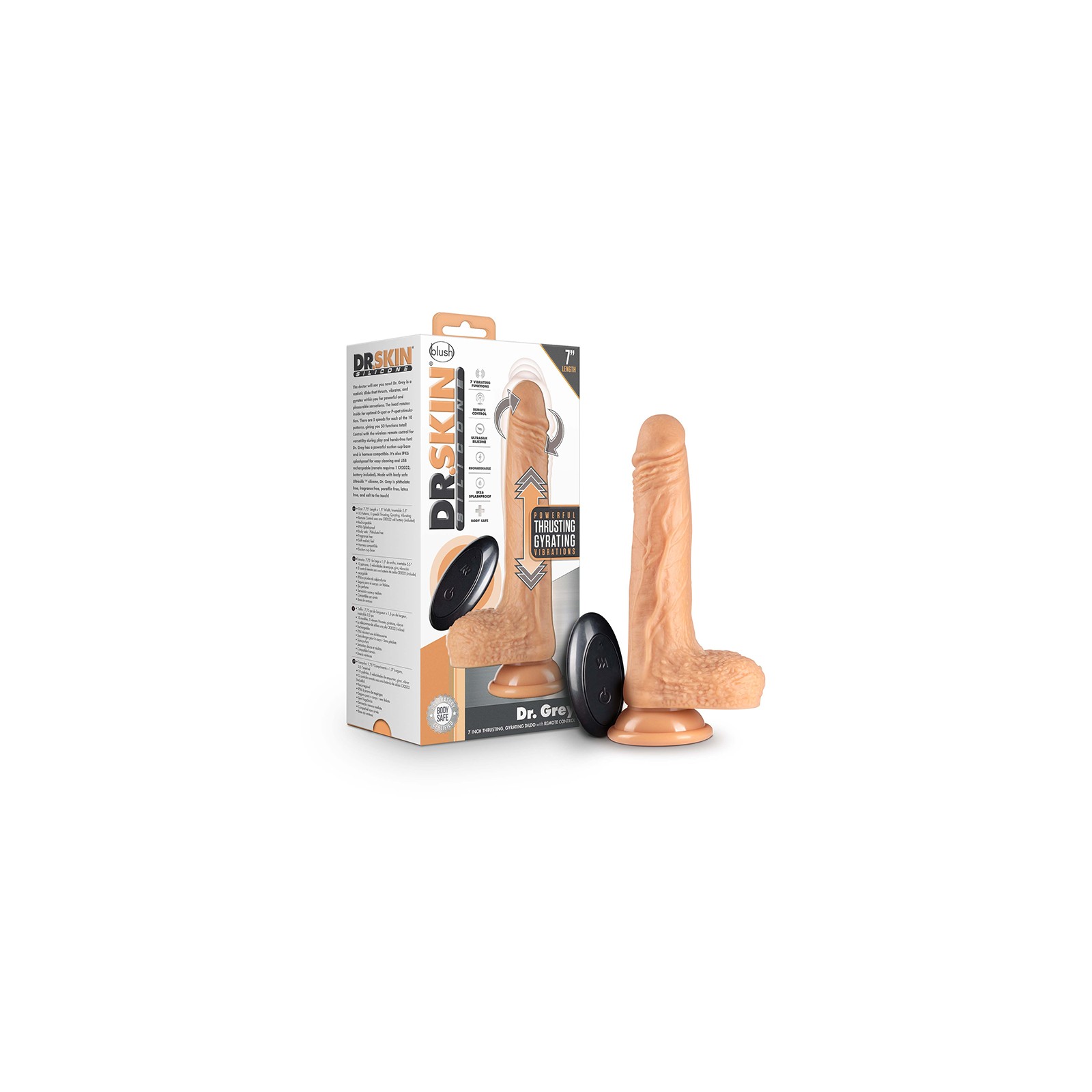 Dildo Control Remoto Dr. Grey para Placer Máximo