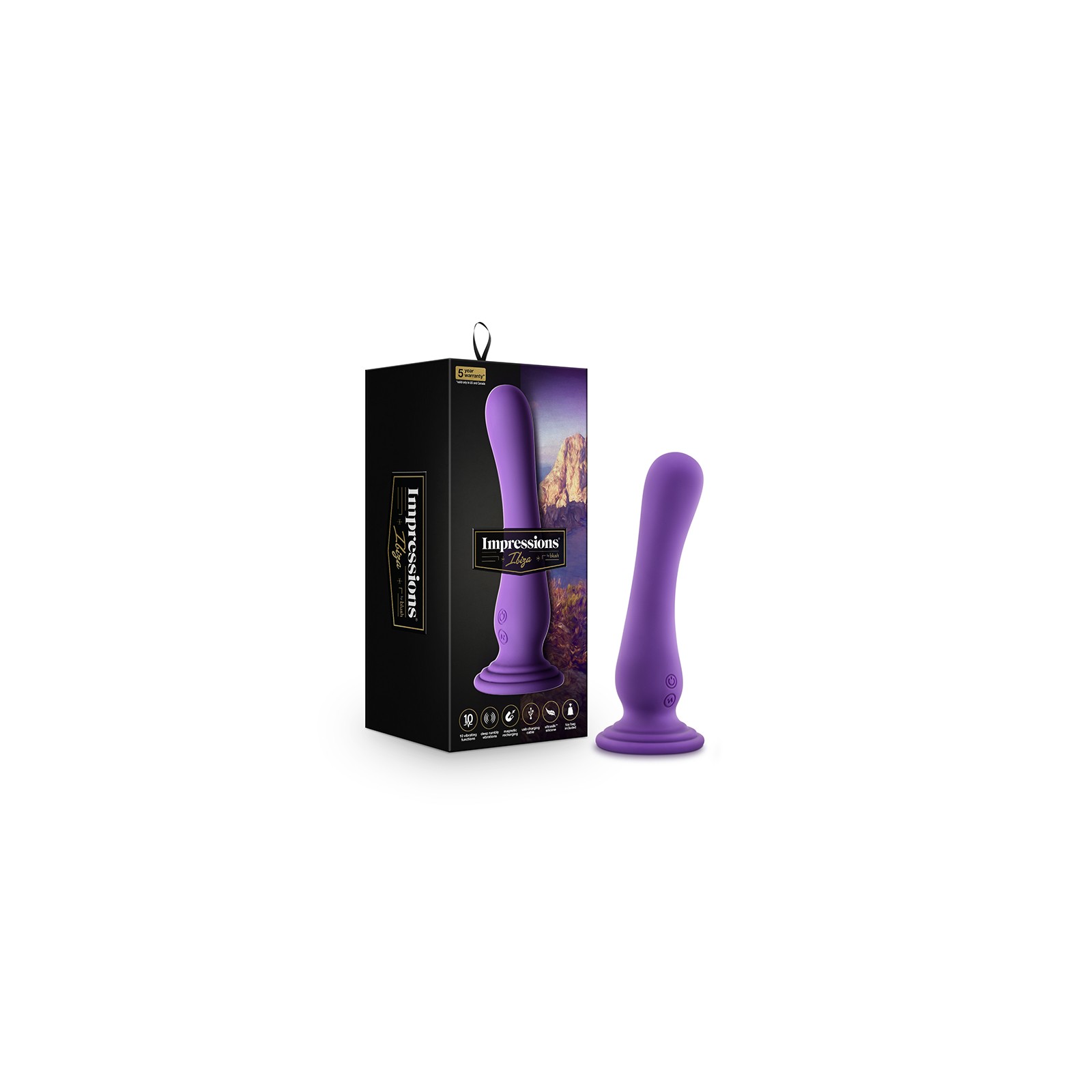 Dildo Vibrador Recargable Ibiza - Placer Supremo