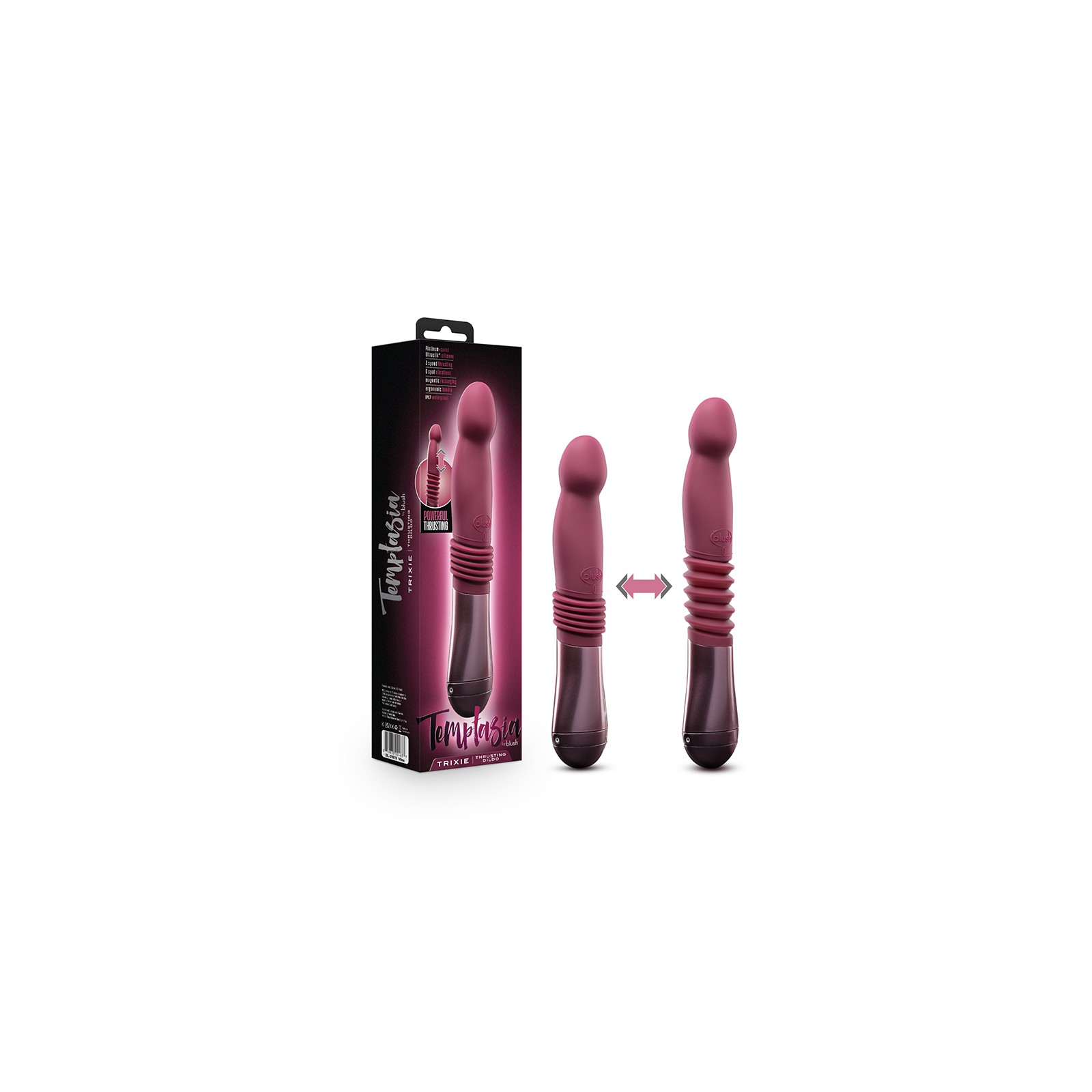 Dildo Movible Temptasia Trixie para Placer del Punto G