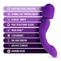 Wellness Dual Sense G-Spot and Wand Vibrator for Intense Pleasure