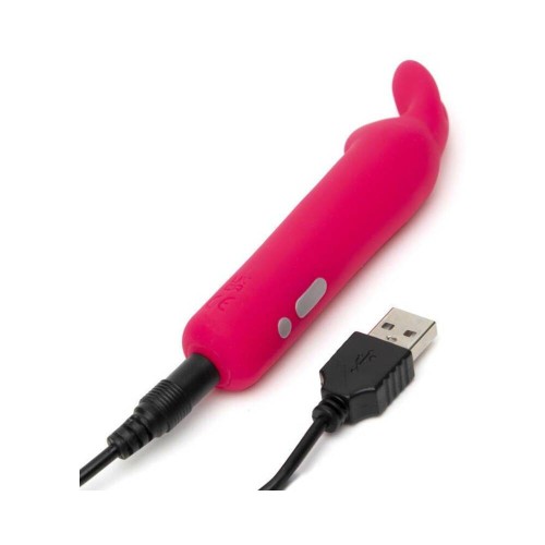 Happy Rabbit Rechargeable Silicone Bullet Vibrator Pink