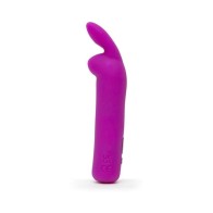 Vibrador Bullet Recargable Happy Rabbit con Orejas en Morado