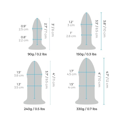 Set de Dilatadores Anales de Vidrio b-Vibe