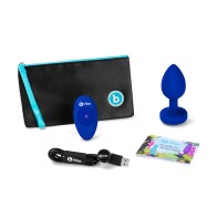 b-Vibe Plug Anal Vibrante Jewel con Control Remoto