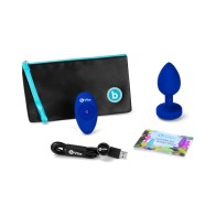 b-Vibe Plug Anal Vibrante Jewel con Control Remoto