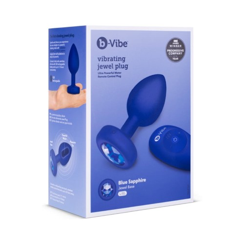 b-Vibe Plug Anal Vibrante Jewel con Control Remoto