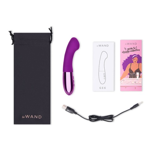 Vibrador Recargable Le Wand Gee para G-Spot de Placer Intenso