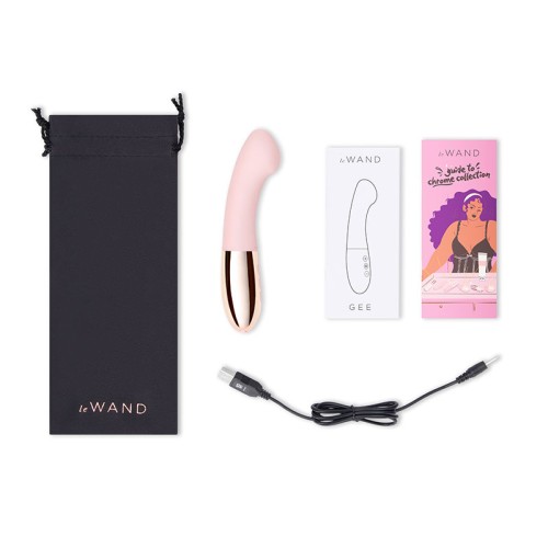 Le Wand Gee Vibrador Rosa Oro para el Punto G