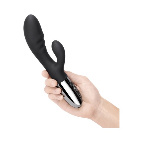 Le Wand Blend Rechargeable Rabbit Vibrator Black - Ultimate Pleasure