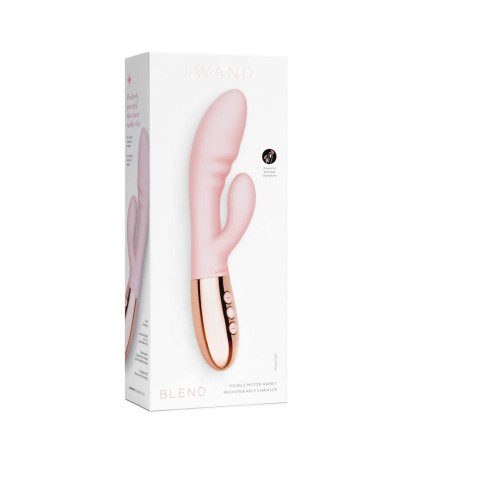 Le Wand Blend Vibrador de Silicona con Doble Motor Rosa Oro