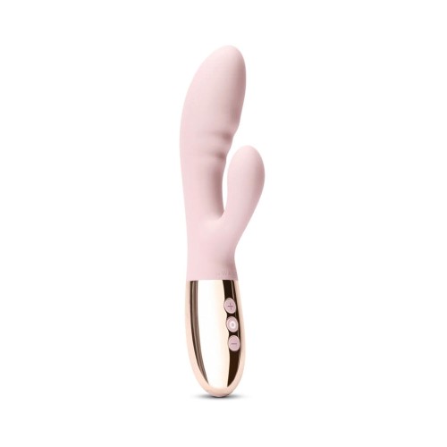 Le Wand Blend Vibrador de Silicona con Doble Motor Rosa Oro