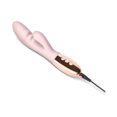 Le Wand Blend Double-Motor Silicone Rabbit Vibrator Rose Gold