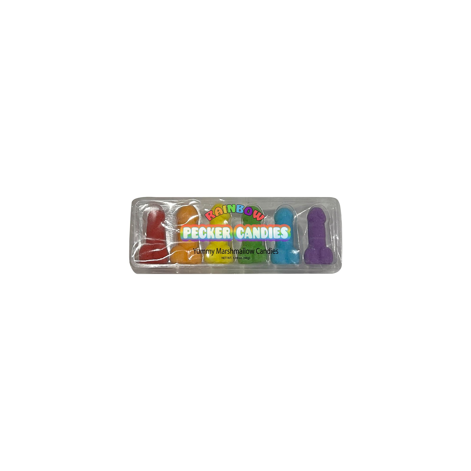 Rainbow Penis Marshmallow Candies - Fun Flavors