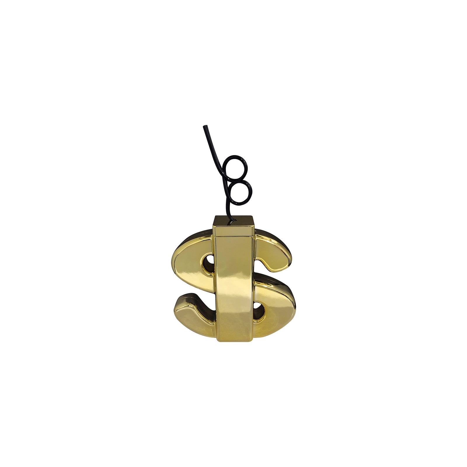 Shiny Gold Dollar Sign Cup for Parties