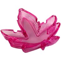 Colorful Pot Leaf Pink Ashtray