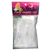 Flashy Naughty Veil for Bachelorette Parties