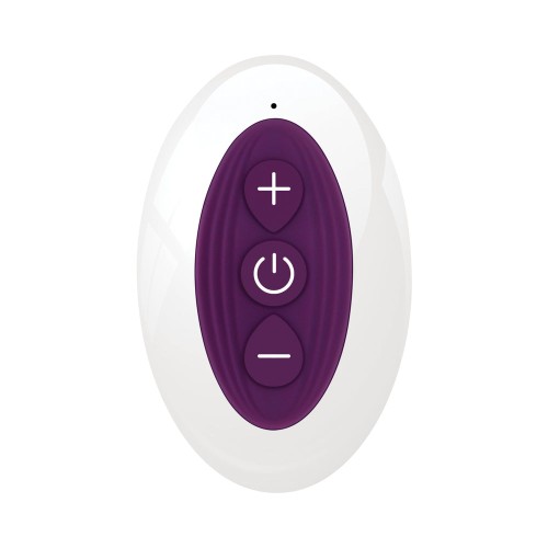 Gender X Velvet Hammer Rechargeable Remote-Controlled Thumping Thrusting Dual Stimulator Purple